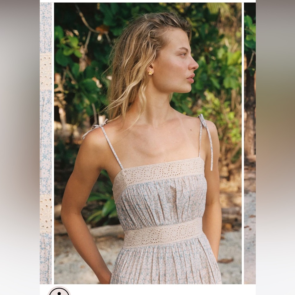 SOLD- NWT- Christy dawn Malena dress in Bleu phlox - Picture 2 of 13